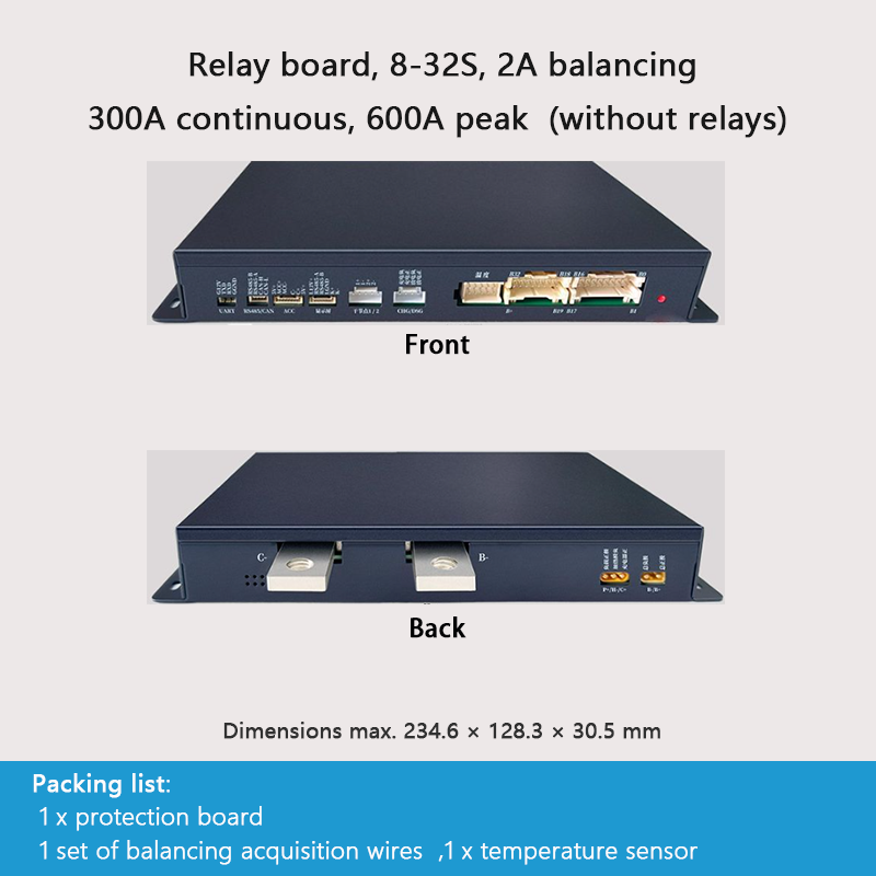 JIKONG protection board, photovoltaic energy storage, active balancing, car jump-start/boost, outdoor power supply, LiFePO4 and ternary lithium