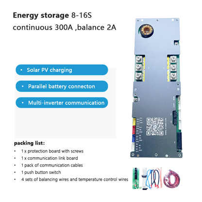 JIKONG protection board, photovoltaic energy storage, active balancing, car jump-start/boost, outdoor power supply, LiFePO4 and ternary lithium