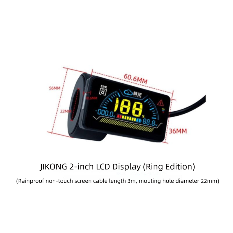 JIKONG display for JIKONG protection board — lithium battery voltage, capacity & power meter