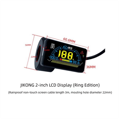 JIKONG display for JIKONG protection board — lithium battery voltage, capacity & power meter