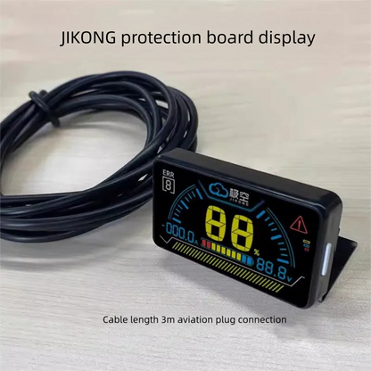 JIKONG display for JIKONG protection board — lithium battery voltage, capacity & power meter